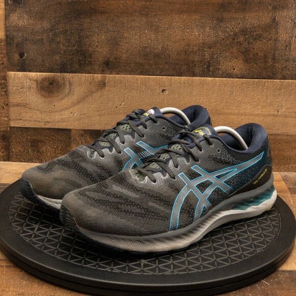 ASICS GEL NIMBUS 23 MENS ATHLETIC SHOES RUNNING WALKING GYM BLUE LOW SIZE 12 - Picture 1 of 9